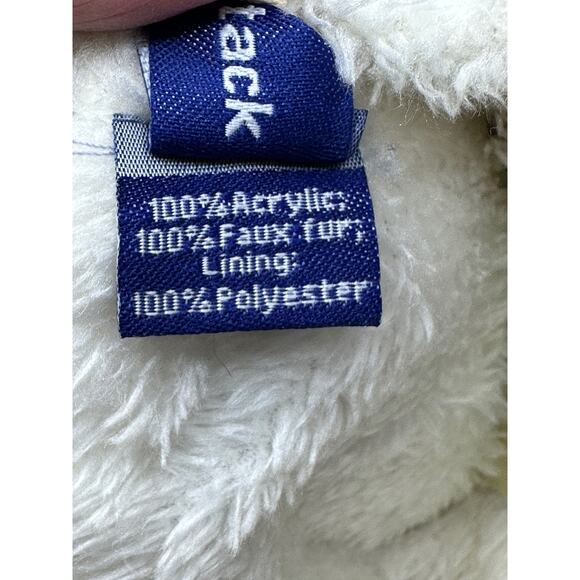 Hat Attack Ribbed City Beanie Oat Faux Fur Lined Ribbed One Size NWT - Picture 4 of 4